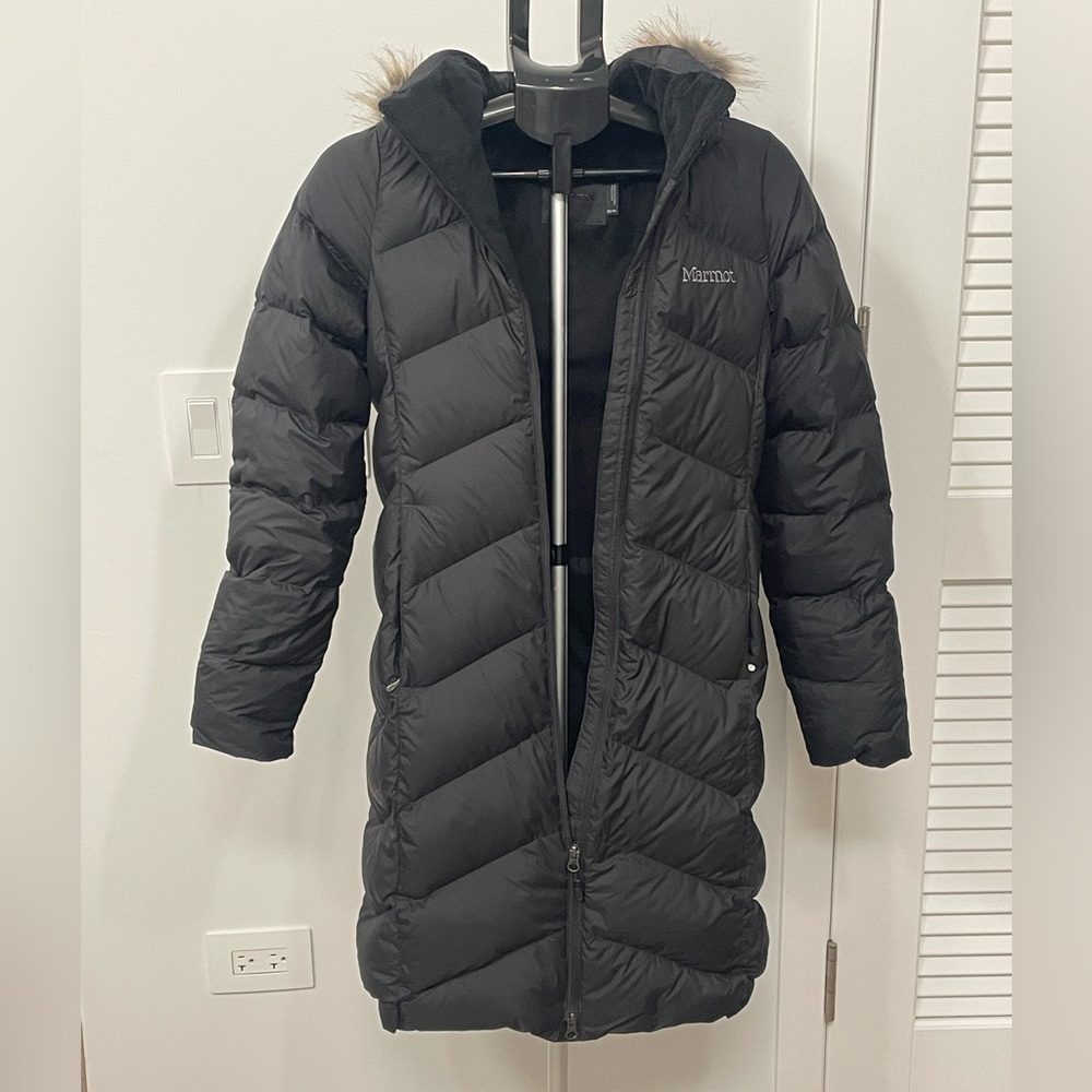Marmot Montreaux Down Coat in Black - XS